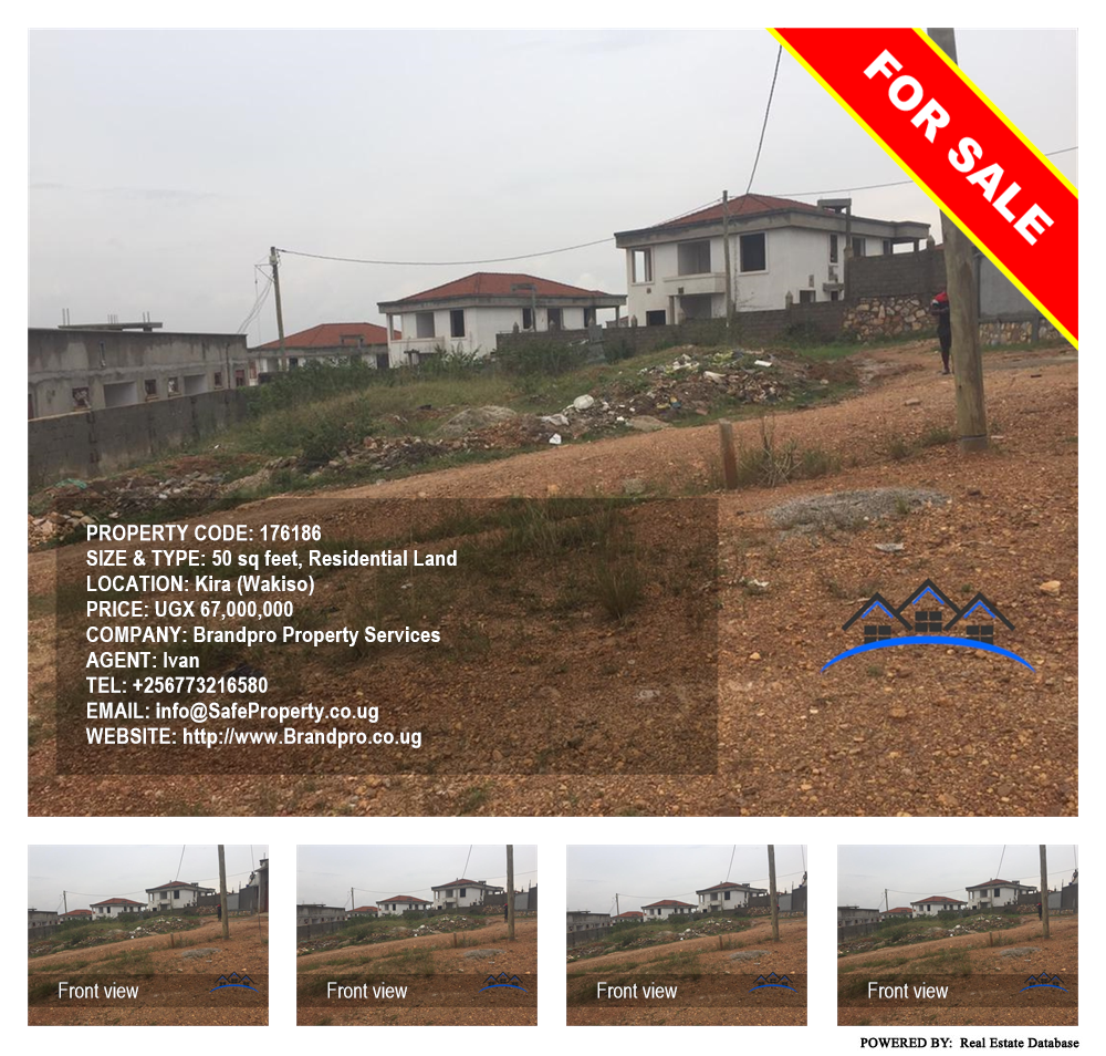 Residential Land  for sale in Kira Wakiso Uganda, code: 176186