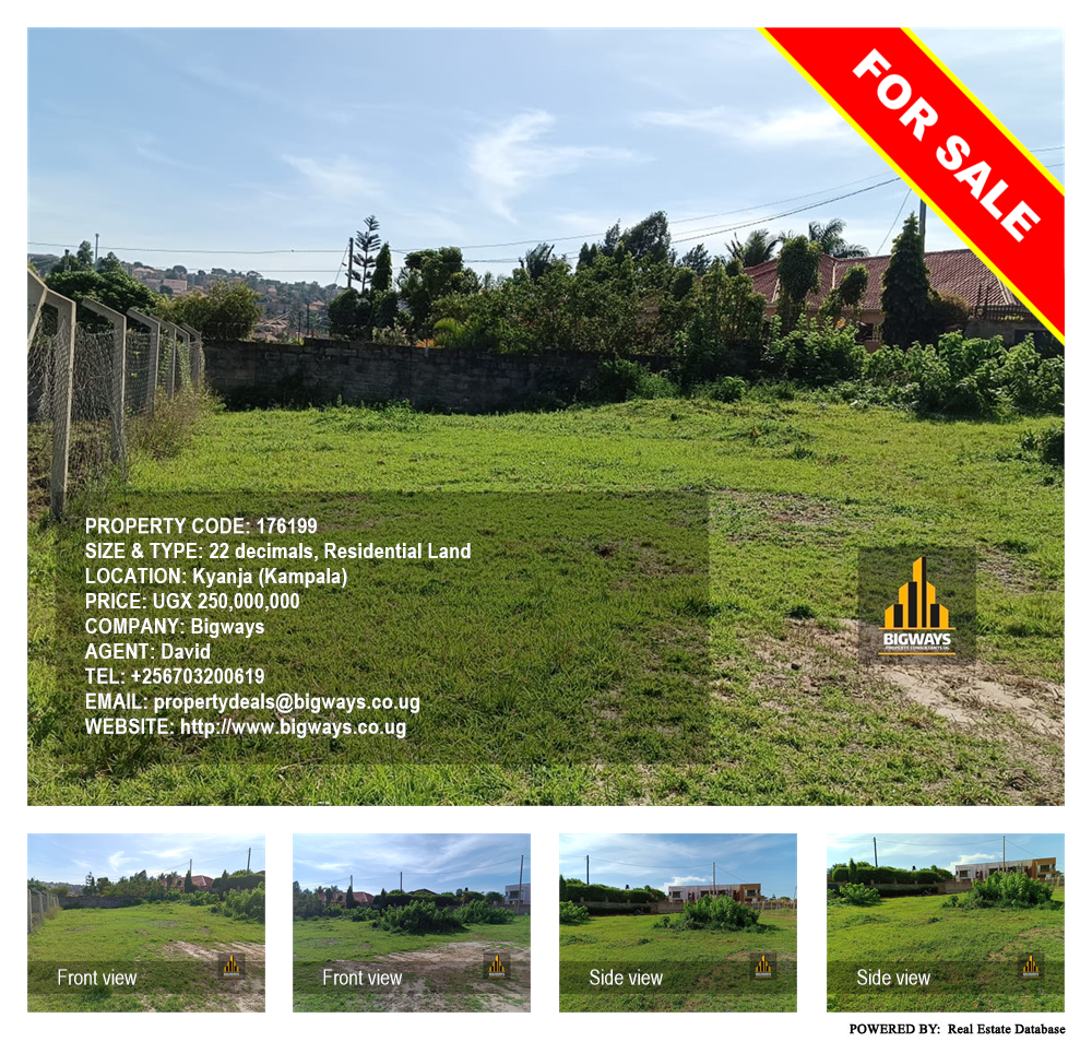 Residential Land  for sale in Kyanja Kampala Uganda, code: 176199