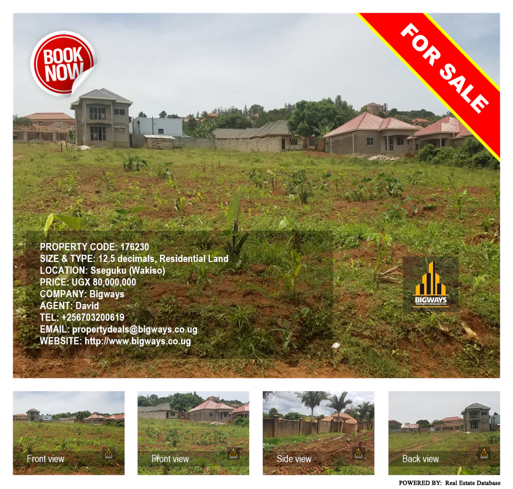 Residential Land  for sale in Seguku Wakiso Uganda, code: 176230