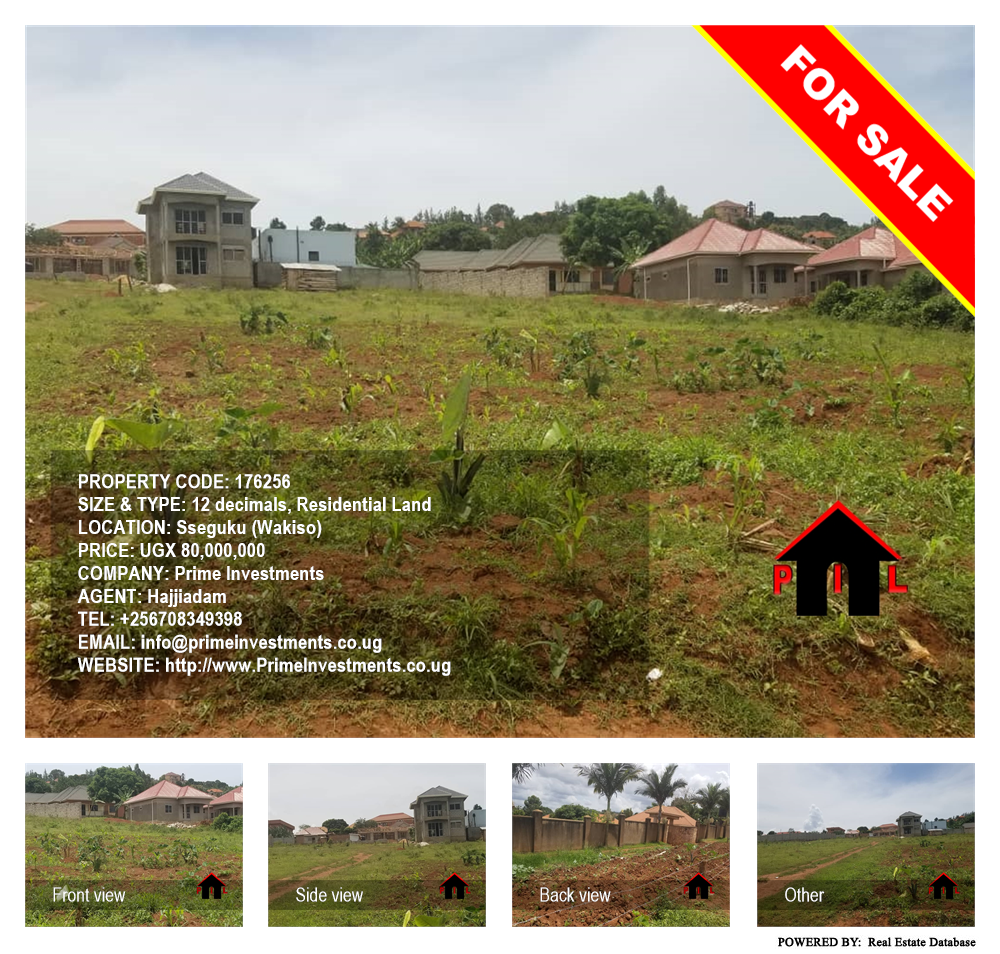 Residential Land  for sale in Seguku Wakiso Uganda, code: 176256