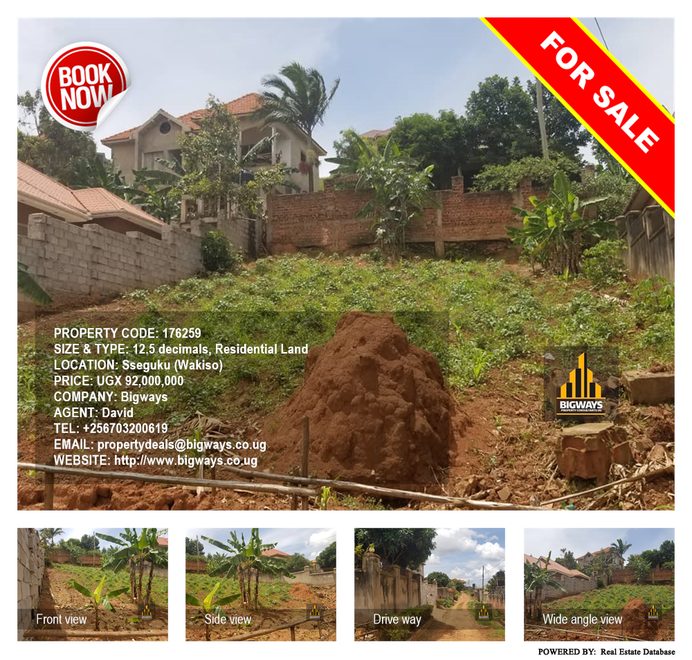 Residential Land  for sale in Seguku Wakiso Uganda, code: 176259