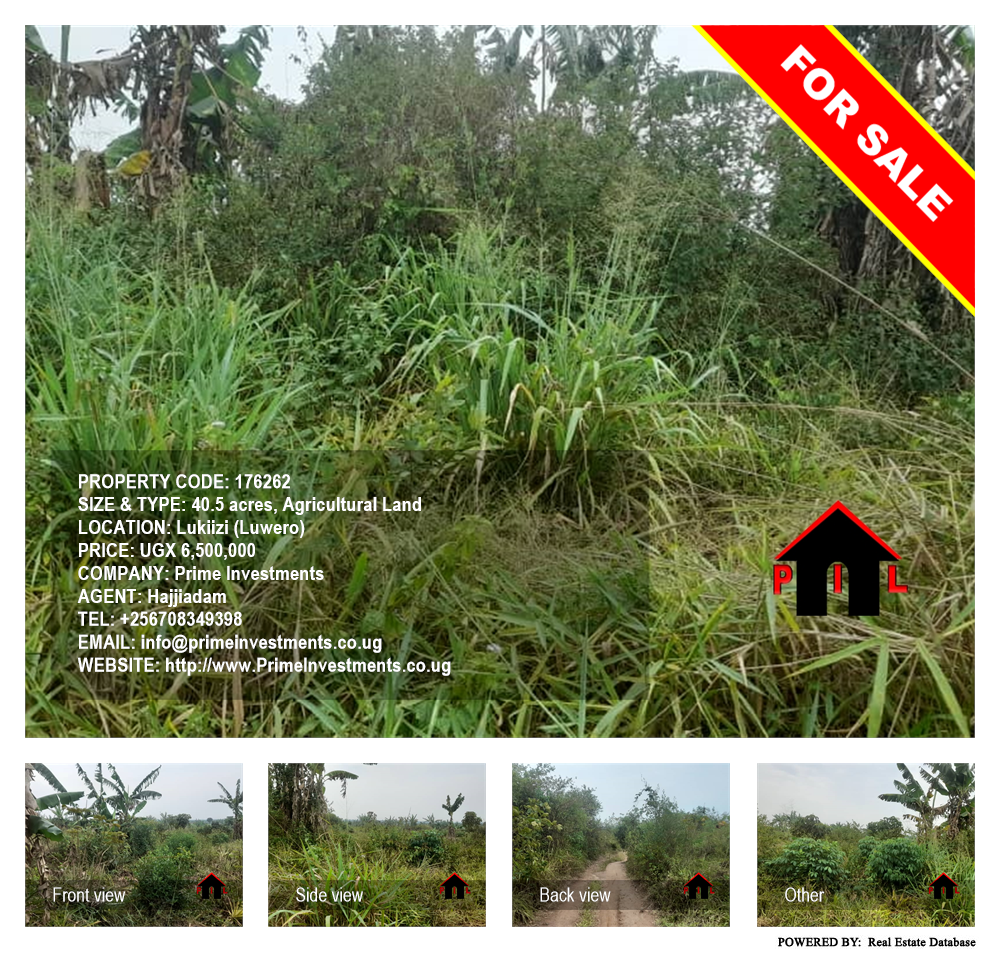 Agricultural Land  for sale in Lukiizi Luweero Uganda, code: 176262