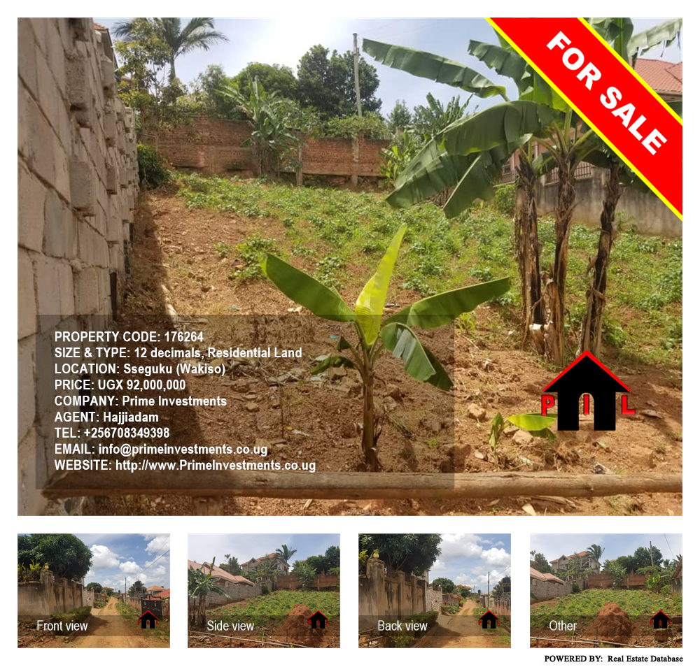 Residential Land  for sale in Seguku Wakiso Uganda, code: 176264