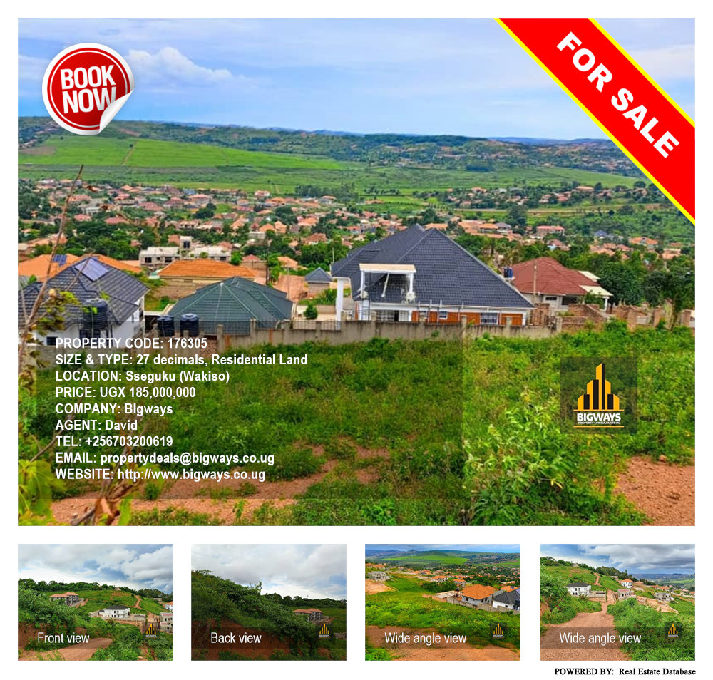 Residential Land  for sale in Seguku Wakiso Uganda, code: 176305