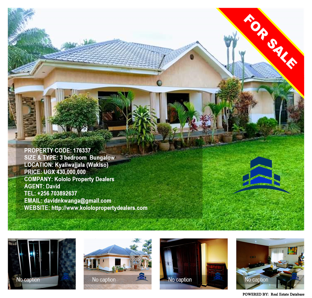 3 bedroom Bungalow  for sale in Kyaliwajjala Wakiso Uganda, code: 176337