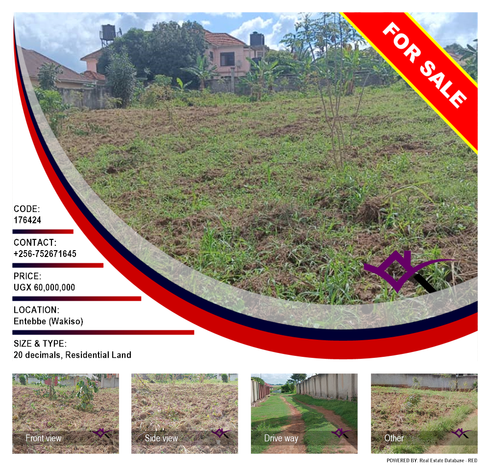 Residential Land  for sale in Entebbe Wakiso Uganda, code: 176424