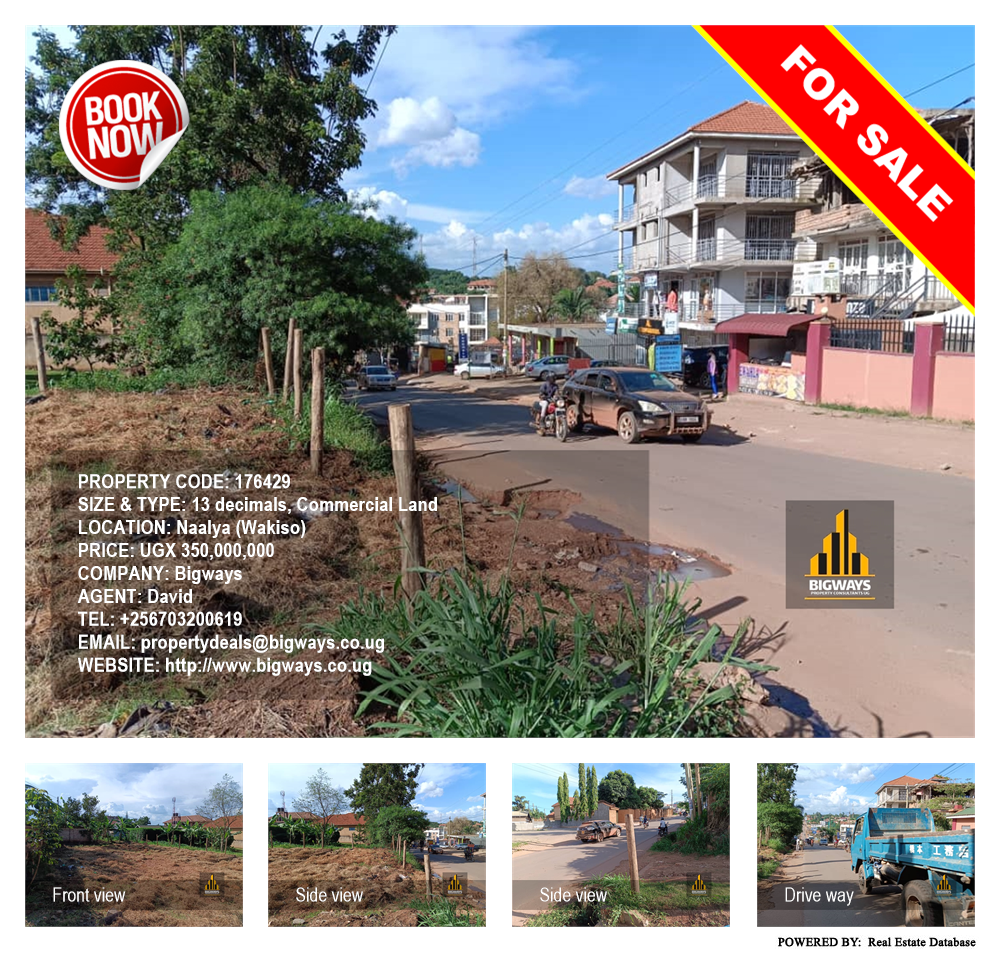 Commercial Land  for sale in Naalya Wakiso Uganda, code: 176429