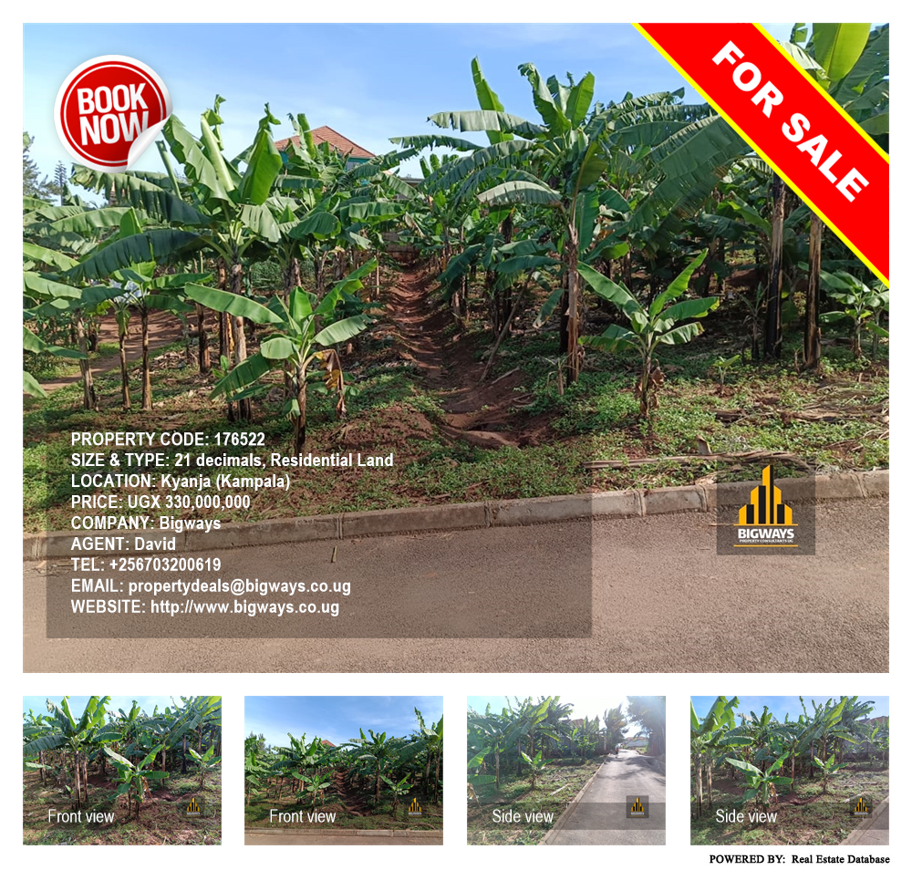 Residential Land  for sale in Kyanja Kampala Uganda, code: 176522