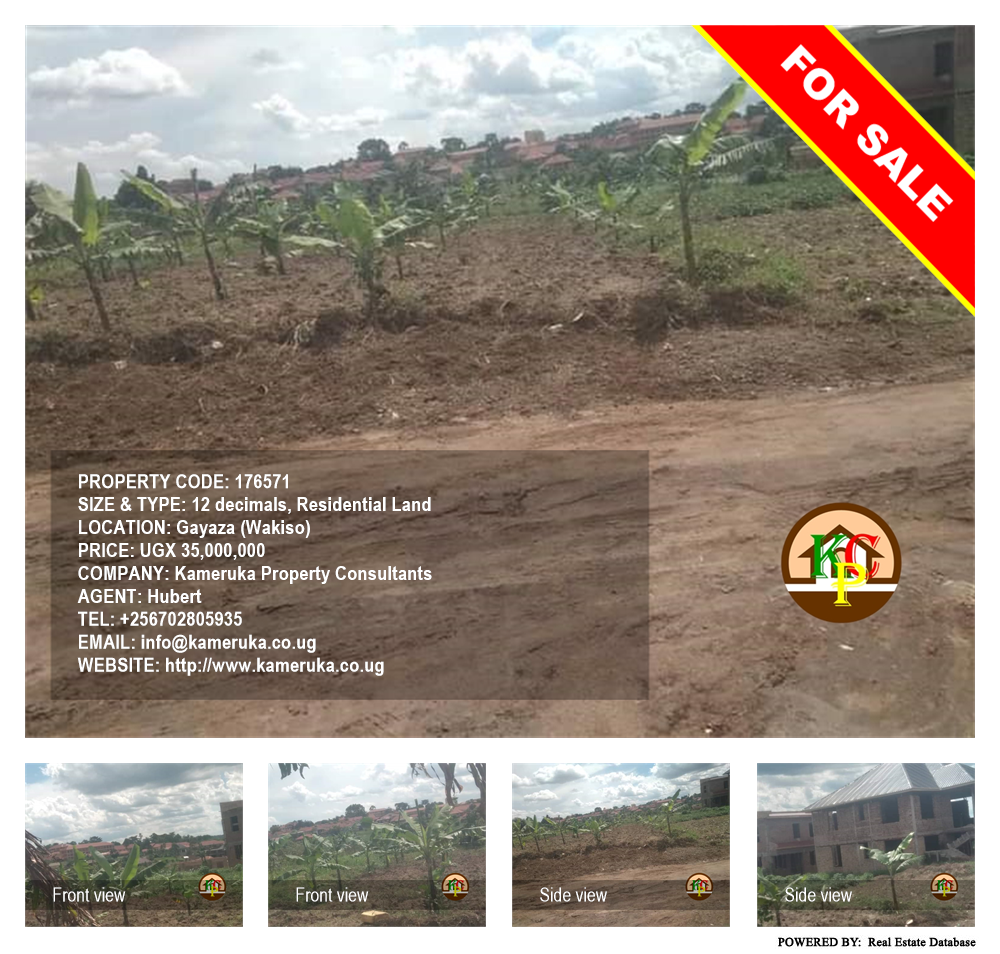 Residential Land  for sale in Gayaza Wakiso Uganda, code: 176571