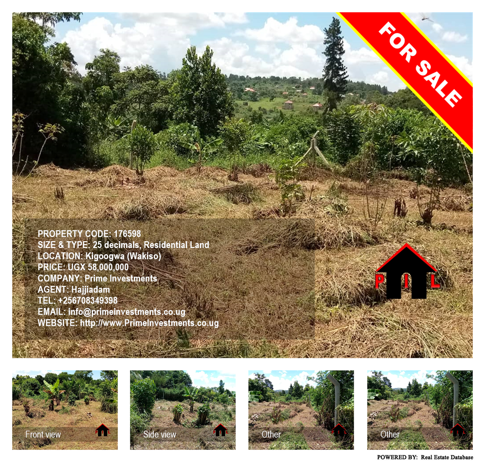 Residential Land  for sale in Kigoogwa Wakiso Uganda, code: 176598