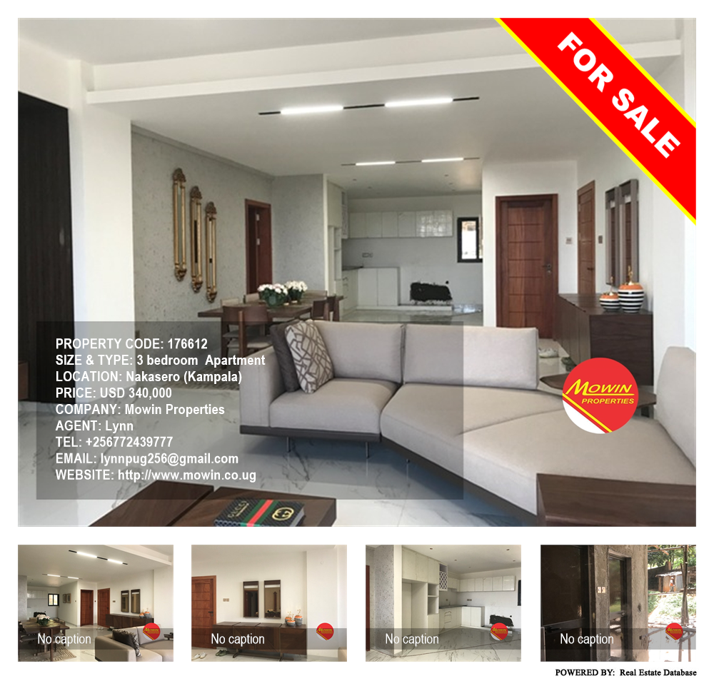 3 bedroom Apartment  for sale in Nakasero Kampala Uganda, code: 176612