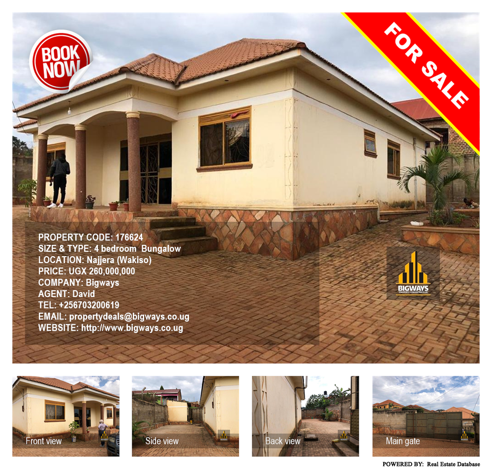 4 bedroom Bungalow  for sale in Najjera Wakiso Uganda, code: 176624