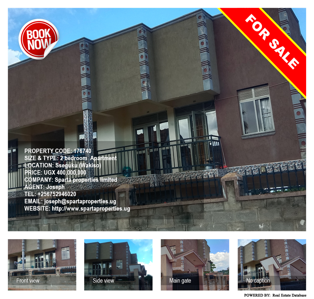 2 bedroom Apartment  for sale in Seguku Wakiso Uganda, code: 176740