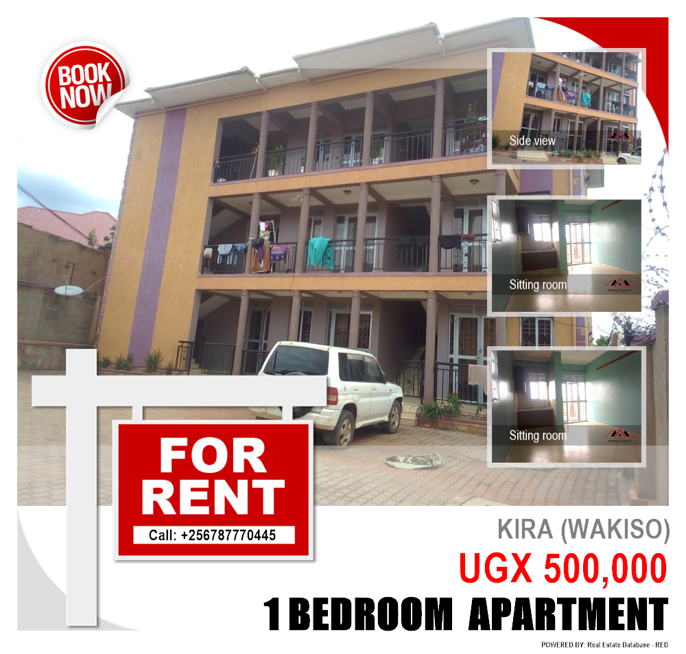1 bedroom Apartment  for rent in Kira Wakiso Uganda, code: 176742