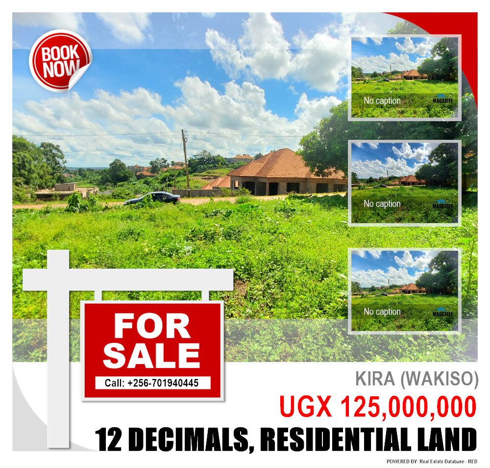 Residential Land  for sale in Kira Wakiso Uganda, code: 176780