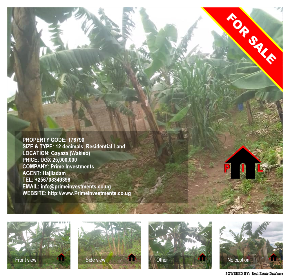 Residential Land  for sale in Gayaza Wakiso Uganda, code: 176790