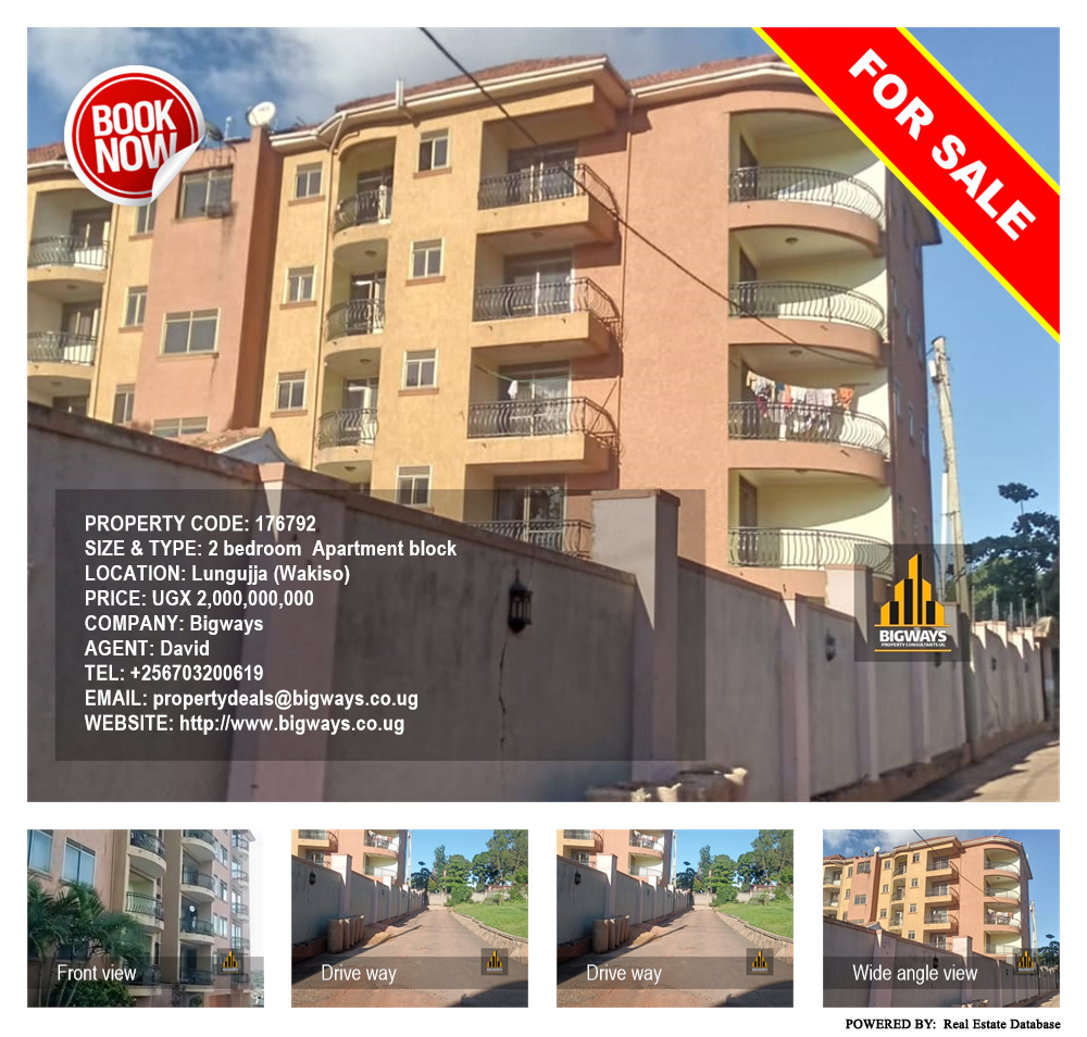2 bedroom Apartment block  for sale in Lungujja Wakiso Uganda, code: 176792