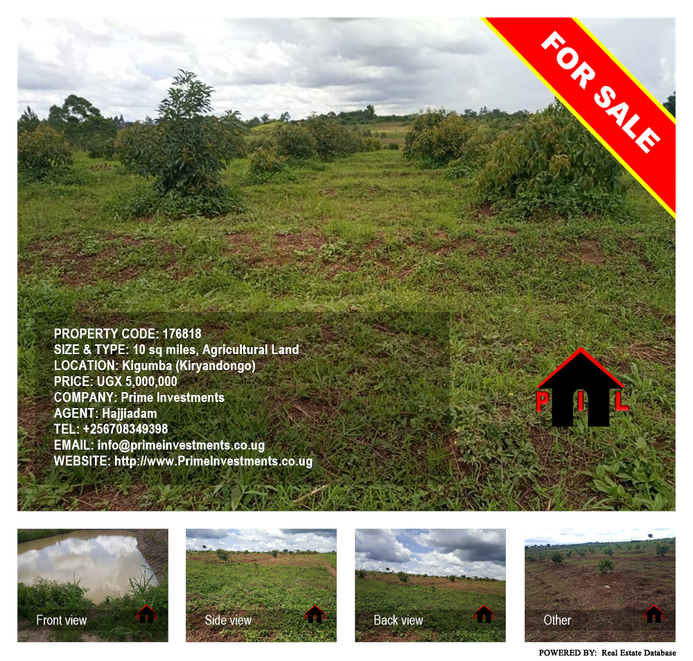 Agricultural Land  for sale in Kigumba Kiryandongo Uganda, code: 176818