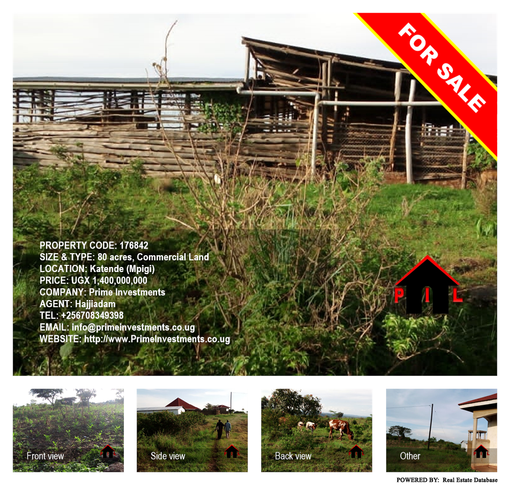 Commercial Land  for sale in Katende Mpigi Uganda, code: 176842