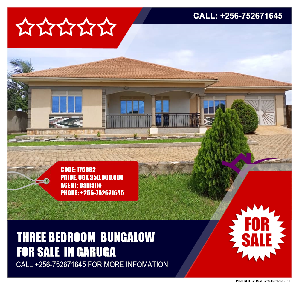 3 bedroom Bungalow  for sale in Garuga Wakiso Uganda, code: 176882