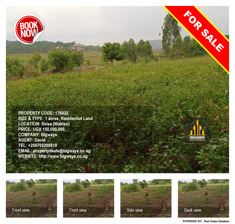 Residential Land  for sale in Ssisa Wakiso Uganda, code: 176922