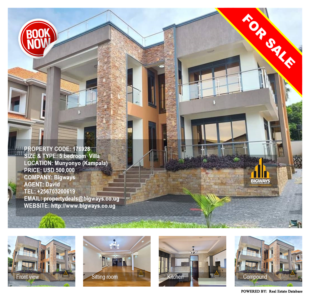 5 bedroom Villa  for sale in Munyonyo Kampala Uganda, code: 176928