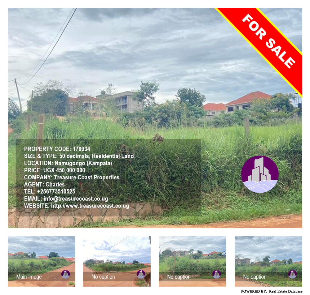 Residential Land  for sale in Namugongo Kampala Uganda, code: 176934