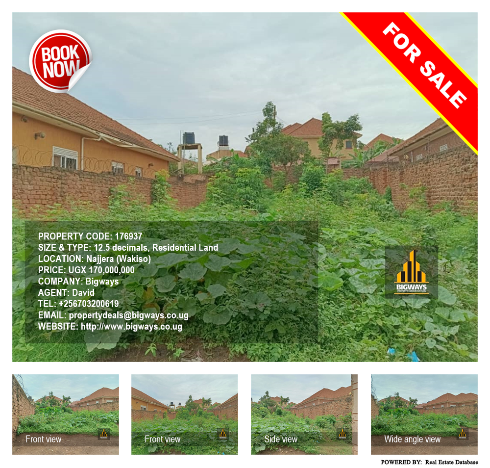 Residential Land  for sale in Najjera Wakiso Uganda, code: 176937
