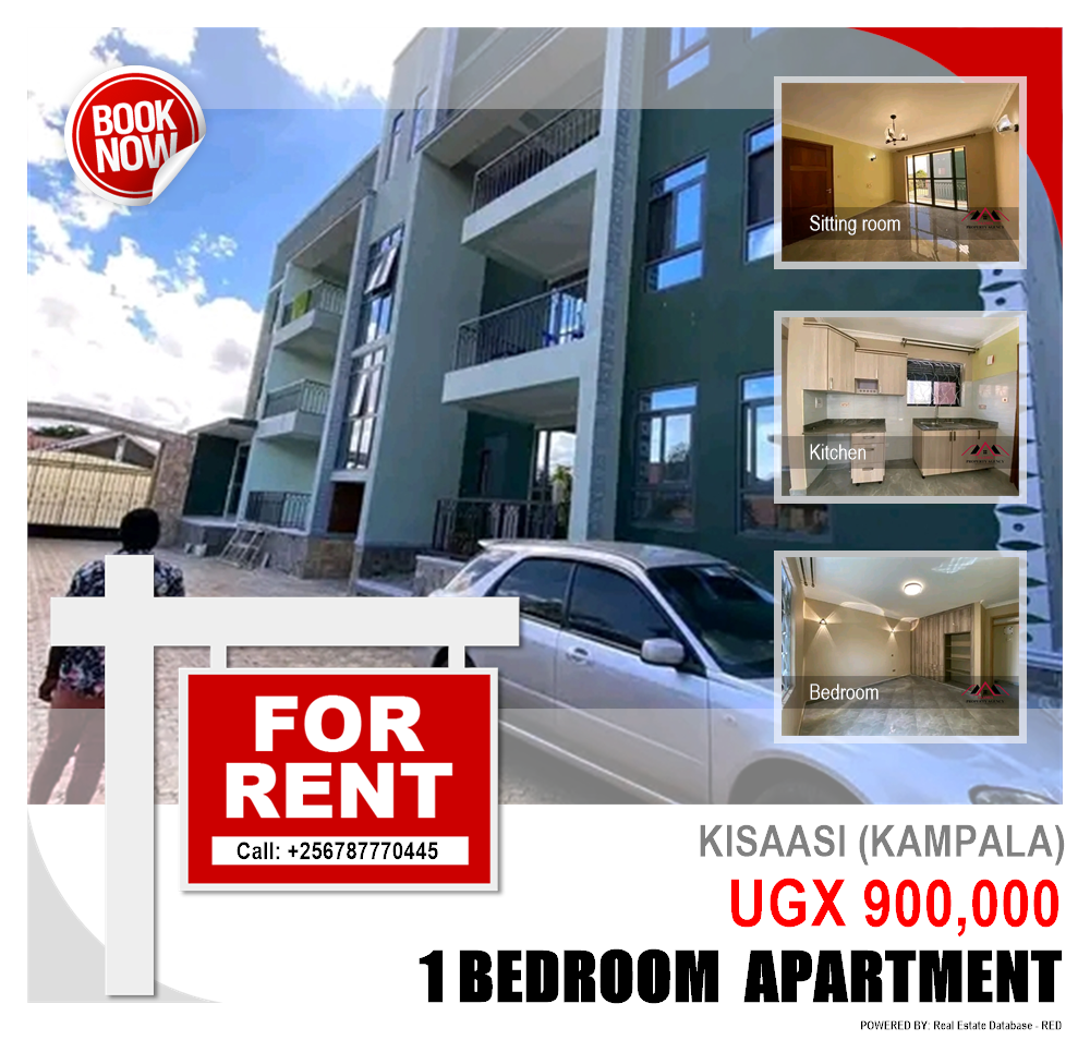 1 bedroom Apartment  for rent in Kisaasi Kampala Uganda, code: 176948