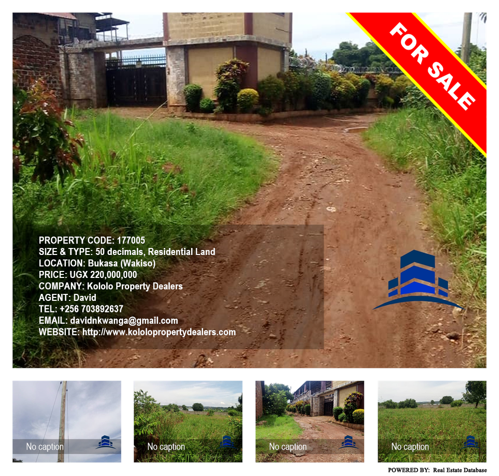 Residential Land  for sale in Bukasa Wakiso Uganda, code: 177005