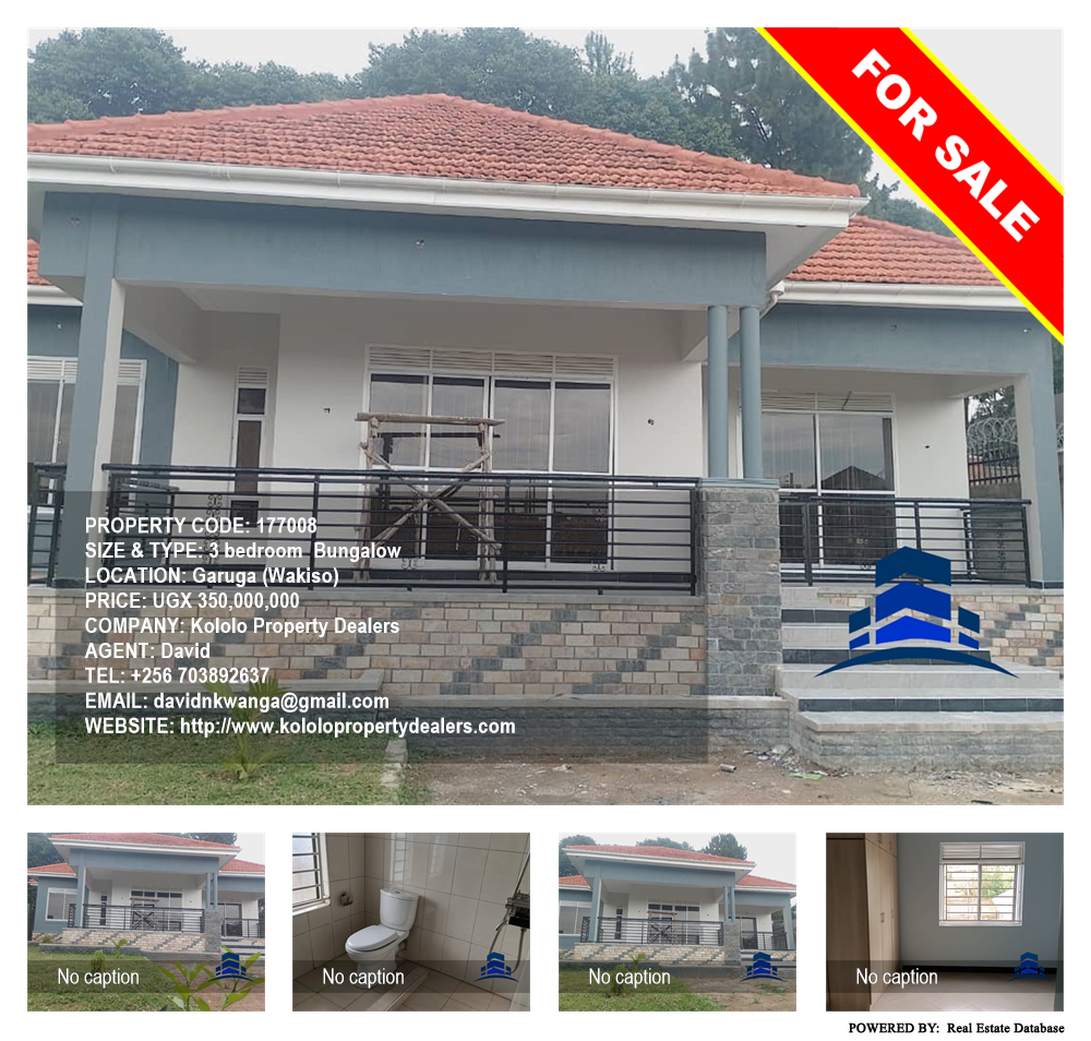 3 bedroom Bungalow  for sale in Garuga Wakiso Uganda, code: 177008