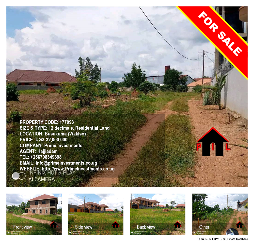 Residential Land  for sale in Busukuma Wakiso Uganda, code: 177093