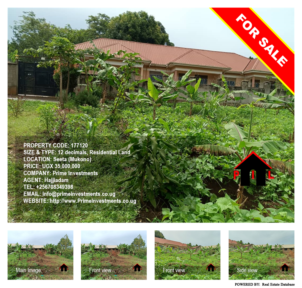 Residential Land  for sale in Seeta Mukono Uganda, code: 177120