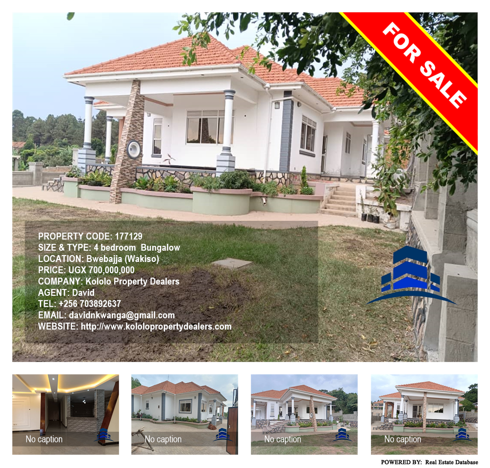 4 bedroom Bungalow  for sale in Bwebajja Wakiso Uganda, code: 177129