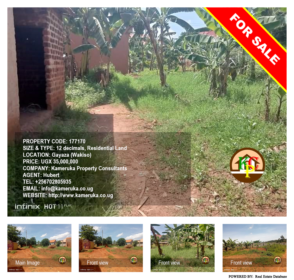 Residential Land  for sale in Gayaza Wakiso Uganda, code: 177170