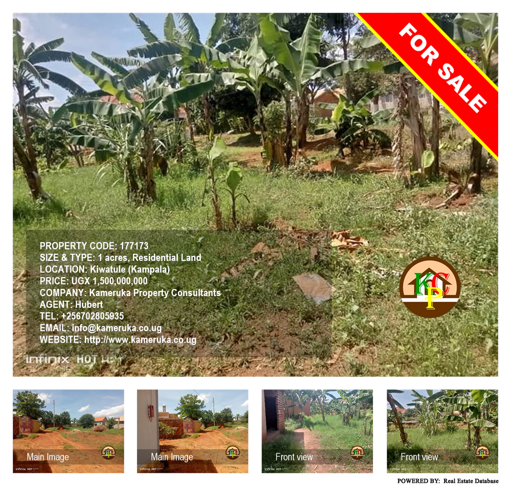 Residential Land  for sale in Kiwaatule Kampala Uganda, code: 177173