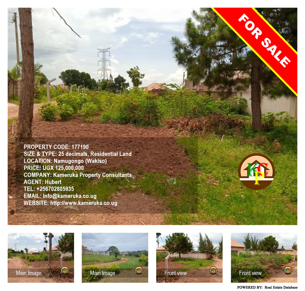 Residential Land  for sale in Namugongo Wakiso Uganda, code: 177190