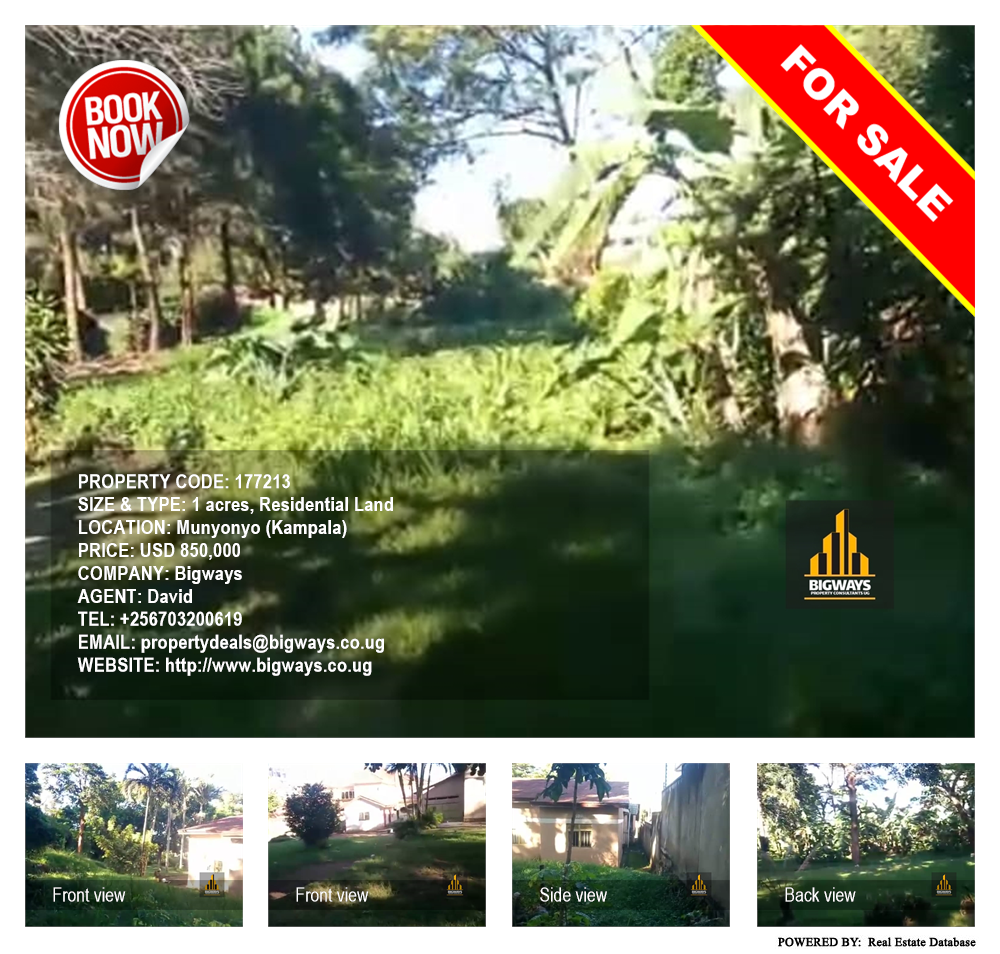 Residential Land  for sale in Munyonyo Kampala Uganda, code: 177213