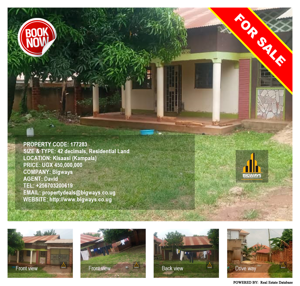 Residential Land  for sale in Kisaasi Kampala Uganda, code: 177283