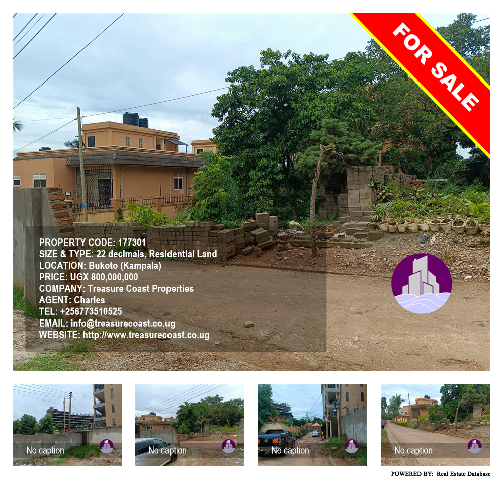 Residential Land  for sale in Bukoto Kampala Uganda, code: 177301