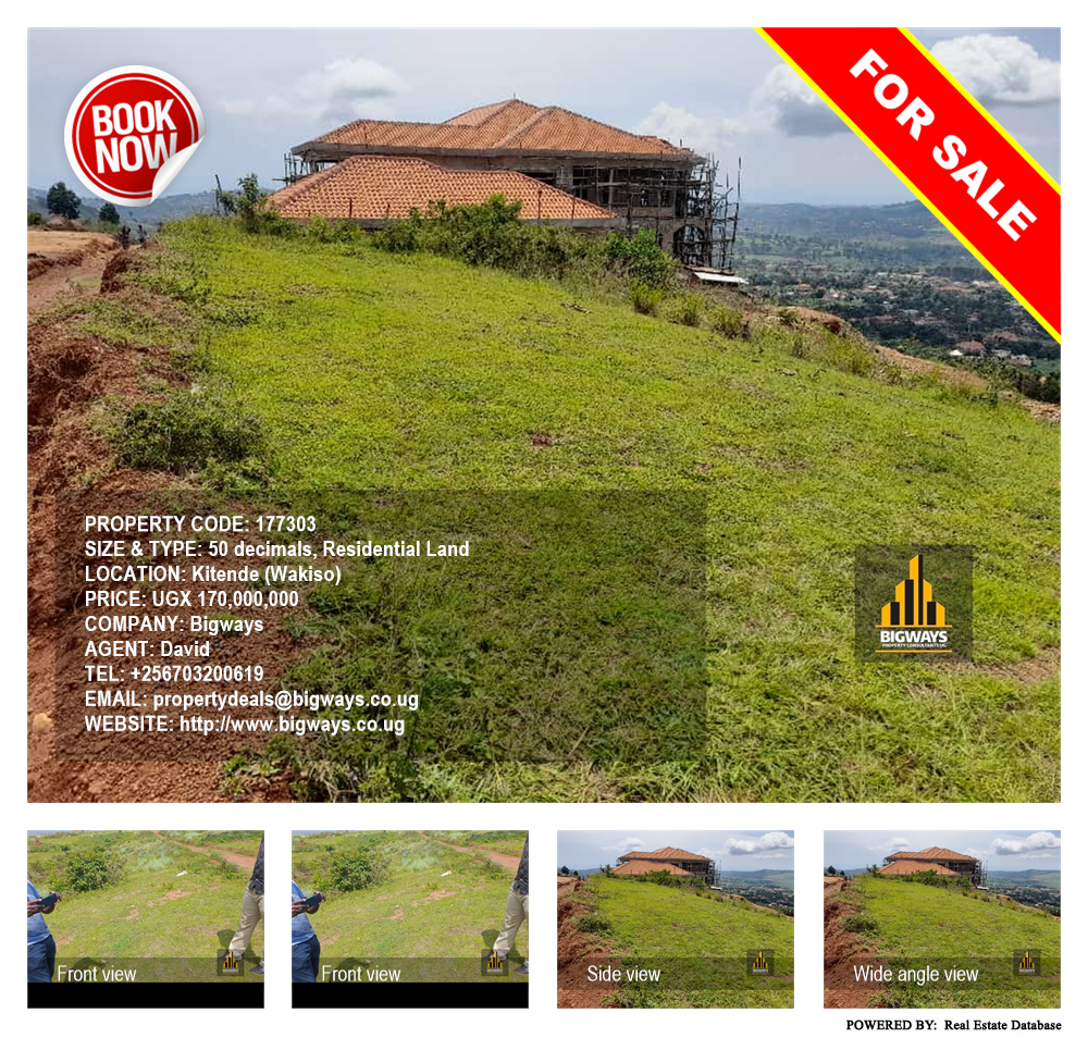 Residential Land  for sale in Kitende Wakiso Uganda, code: 177303