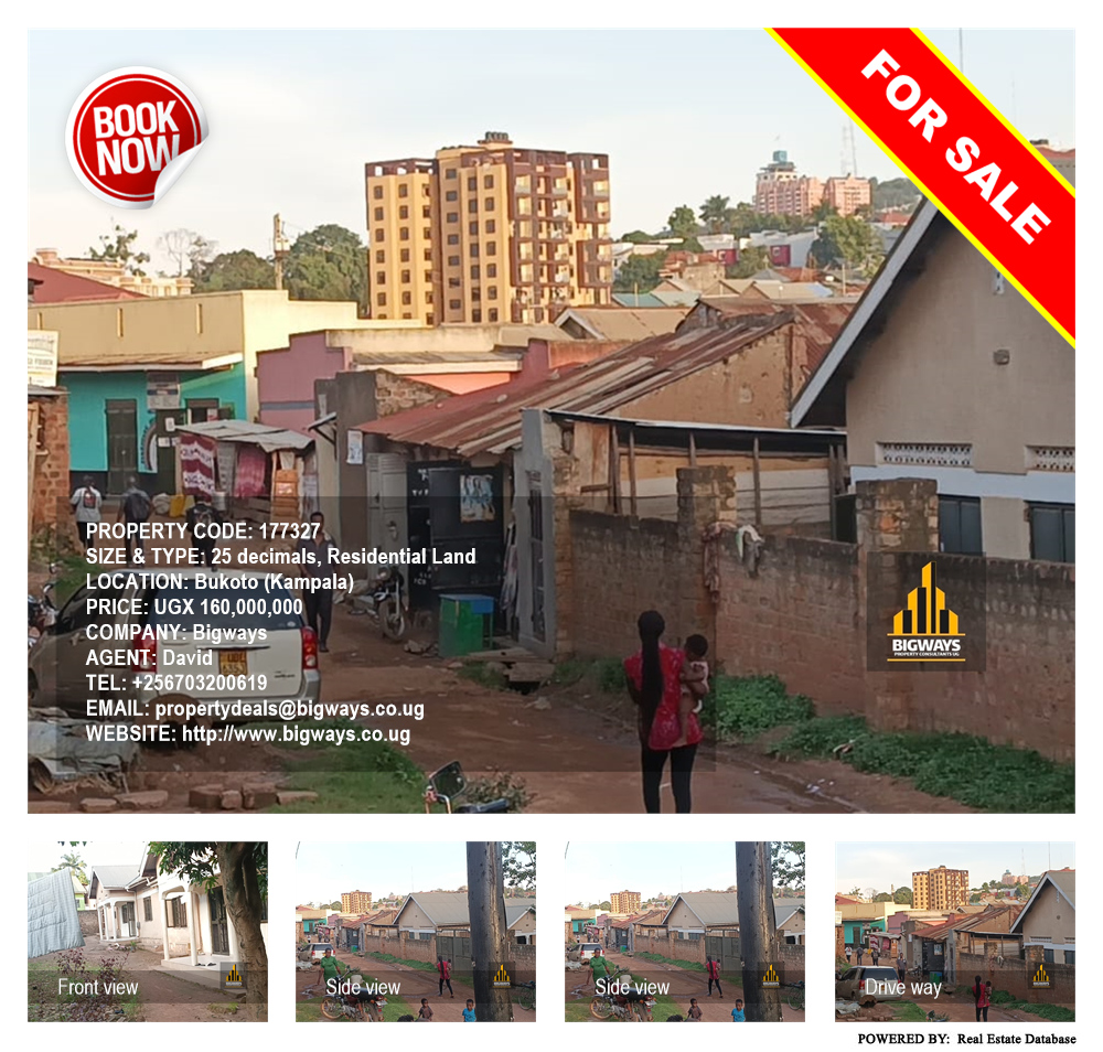 Residential Land  for sale in Bukoto Kampala Uganda, code: 177327