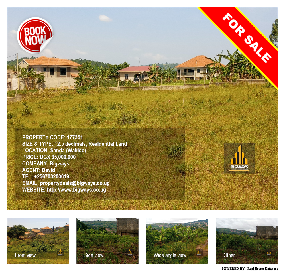 Residential Land  for sale in Sanda Wakiso Uganda, code: 177351