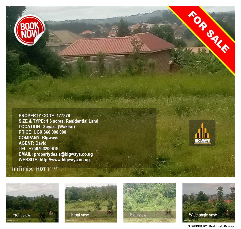 Residential Land  for sale in Gayaza Wakiso Uganda, code: 177379