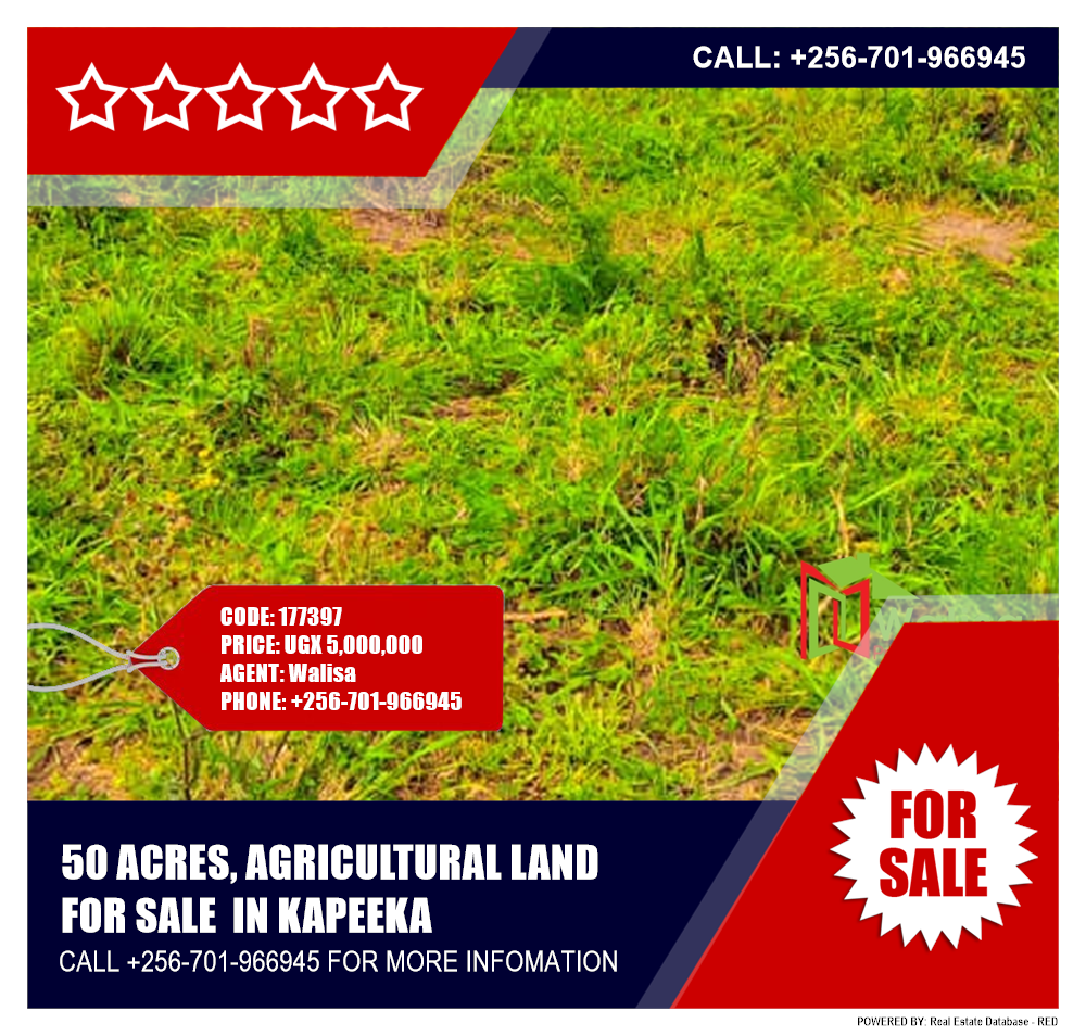 Agricultural Land  for sale in Kapeeka Luweero Uganda, code: 177397