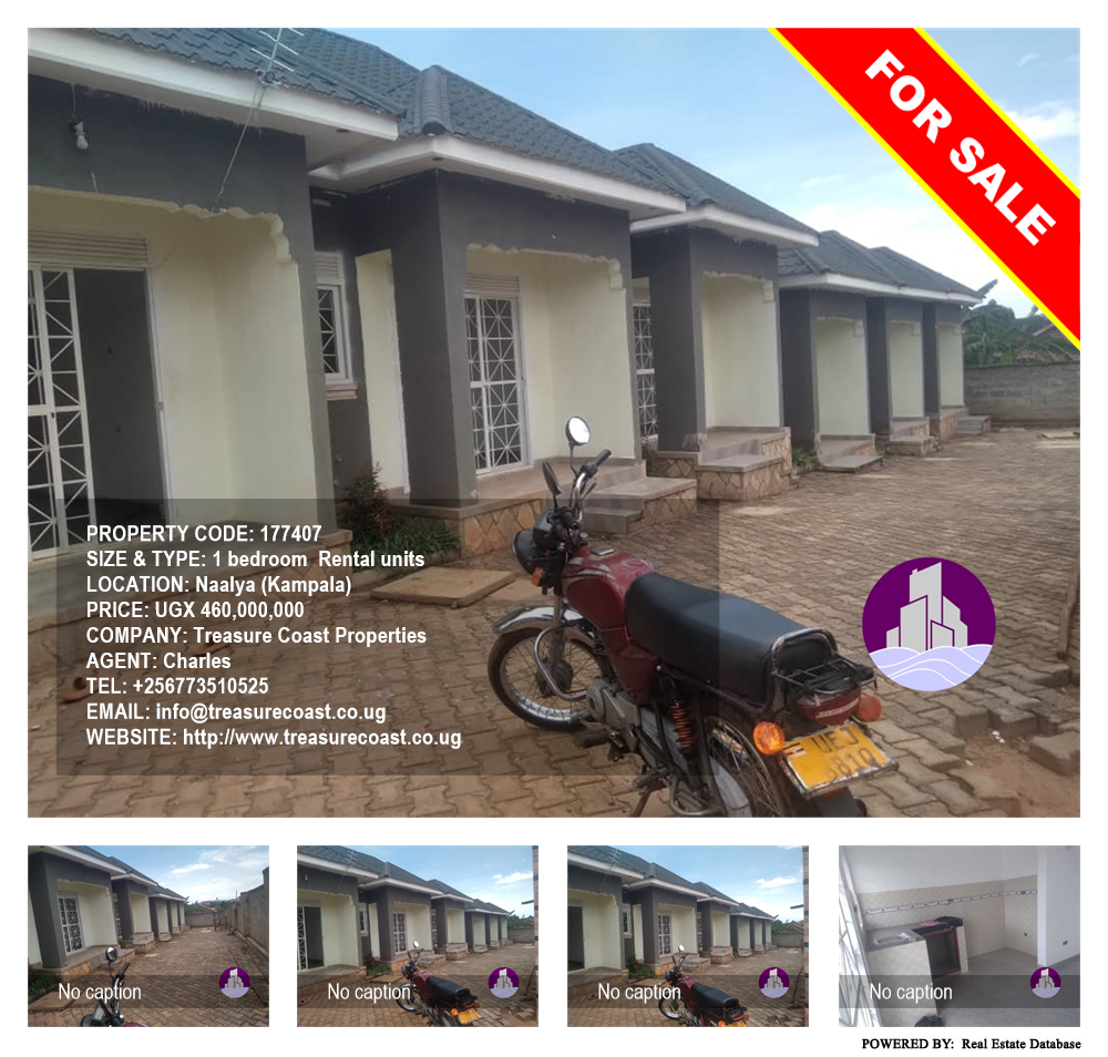 1 bedroom Rental units  for sale in Naalya Kampala Uganda, code: 177407