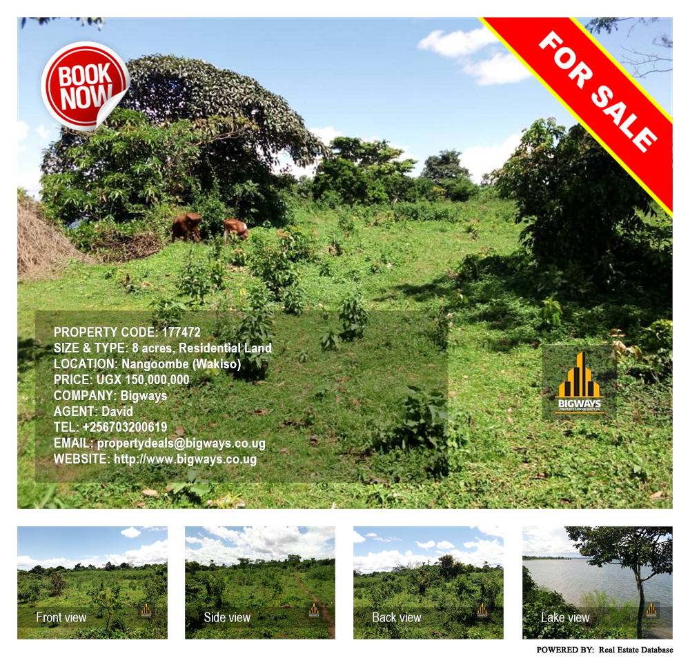 Residential Land  for sale in Nangoombe Wakiso Uganda, code: 177472