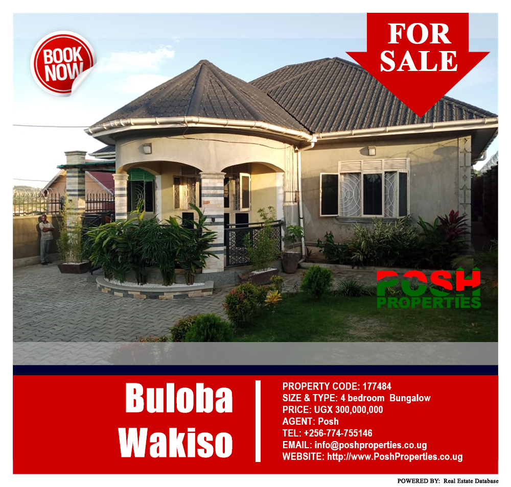 4 bedroom Bungalow  for sale in Buloba Wakiso Uganda, code: 177484