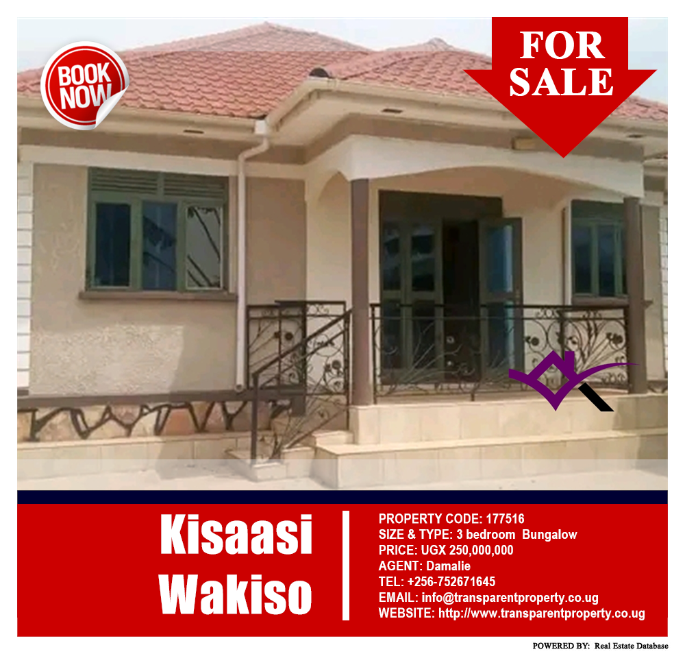 3 bedroom Bungalow  for sale in Kisaasi Wakiso Uganda, code: 177516