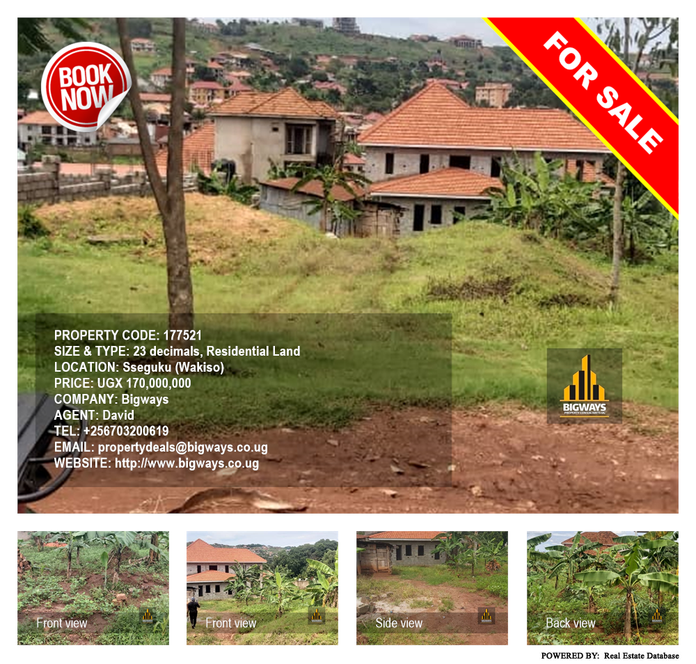 Residential Land  for sale in Seguku Wakiso Uganda, code: 177521